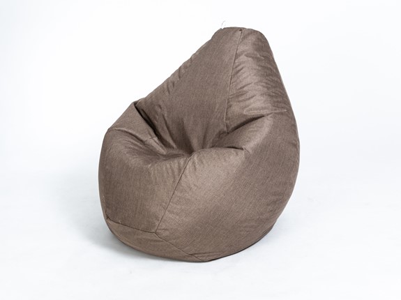 Кресло-мешок Хоум среднее, коричневое в Архангельске - изображение