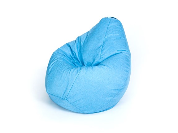 Кресло-мешок Хоум большое, голубое в Архангельске - изображение