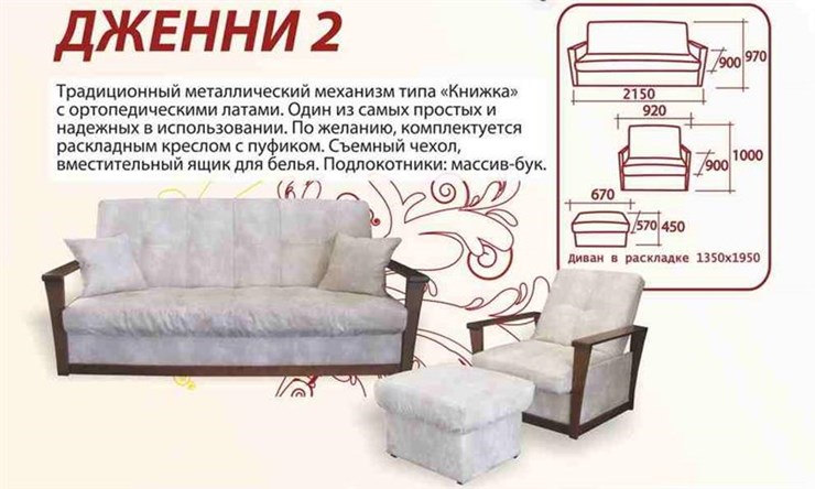 Кресло Дженни 2 в Архангельске - изображение 1