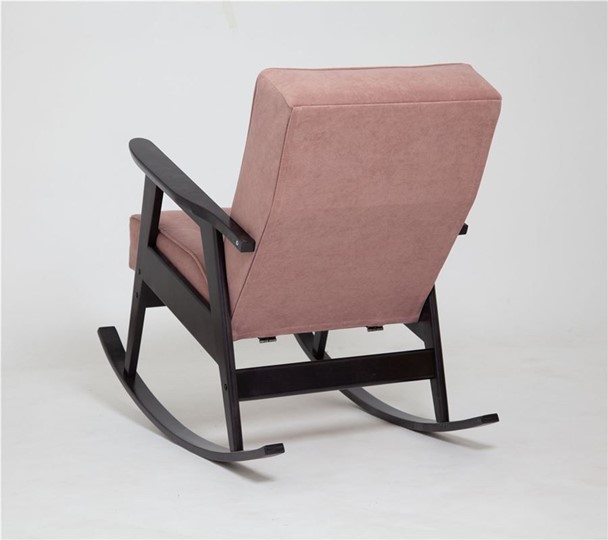Кресло-качалка Ретро (венге / RS 12 - розовый) в Архангельске - изображение 1