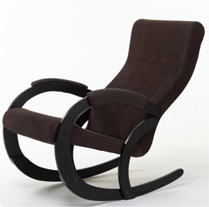 Кресло-качалка в гостиную Корсика, ткань Amigo Coffee 34-Т-AC в Архангельске - предосмотр
