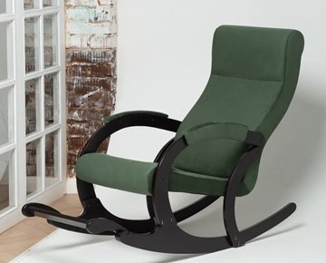 Кресло-качалка в гостиную Марсель, ткань Amigo Green 33-Т-AG в Архангельске - предосмотр 3