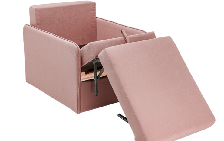 Раскладное кресло Амира розовый в Архангельске - изображение 8