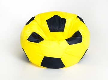 Кресло-мешок Мяч большой, желто-черный в Архангельске