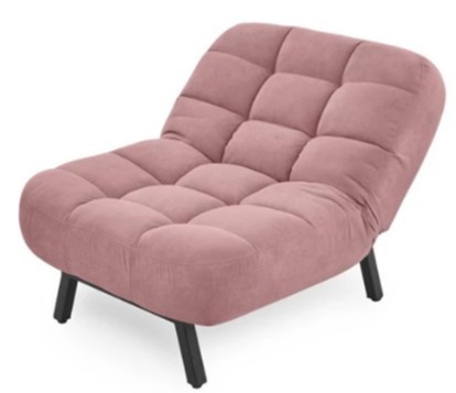 Раскладное кресло Абри опора металл (розовый) в Архангельске - изображение