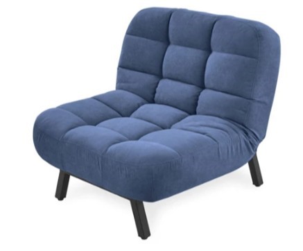 Кресло-кровать Абри опора металл (синий) в Архангельске - изображение 2
