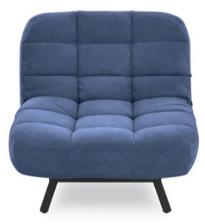 Кресло-кровать Абри опора металл (синий) в Архангельске - изображение