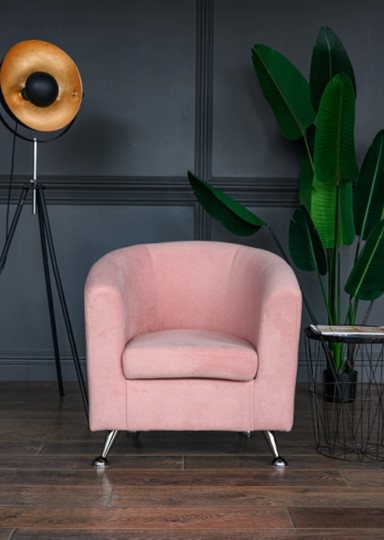 Кресло на ножках Брамс розовый в Архангельске - изображение 11