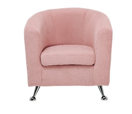 Кресло на ножках Брамс розовый в Архангельске - изображение