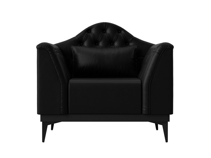 Кресло Флорида, черный (Экокожа) НПБ в Архангельске - изображение 1