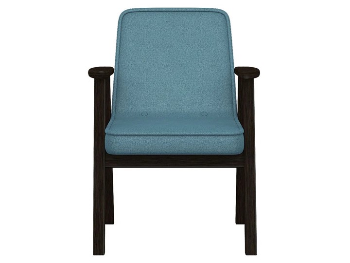 Кресло Ретро ткань голубой, каркас венге в Архангельске - изображение 5