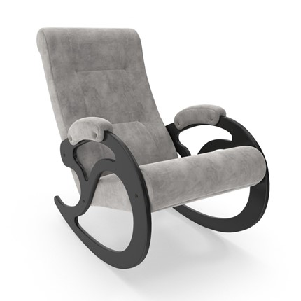 Кресло-качалка Модель 5, Verona 06 Light Grey-велюр в Архангельске - изображение