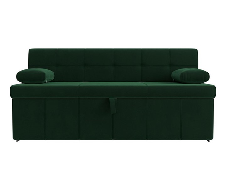 Прямой кухонный диван Лео, Зеленый (Велюр) в Архангельске - изображение 6