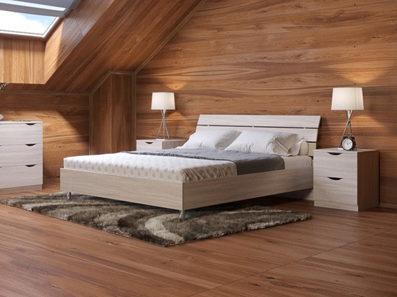Кровать 2-спальная Rest 1, 180х200, дуб шамони в Архангельске - изображение