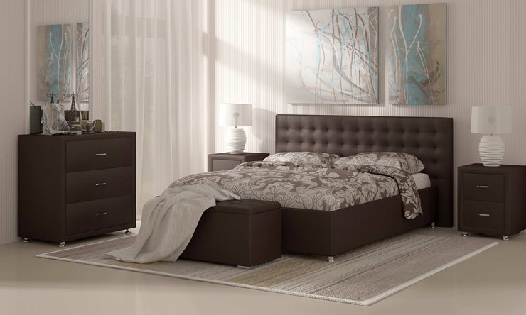 Кровать односпальная Siena 80х200 с основанием в Архангельске - изображение 1