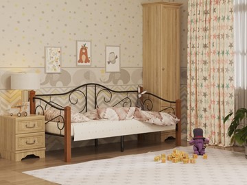 Кровать в детскую Гарда 7, 90х200, черная в Архангельске - предосмотр
