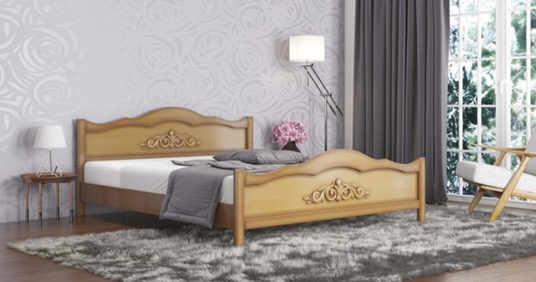 Спальная кровать Виктория 160*200 с основанием в Архангельске - изображение