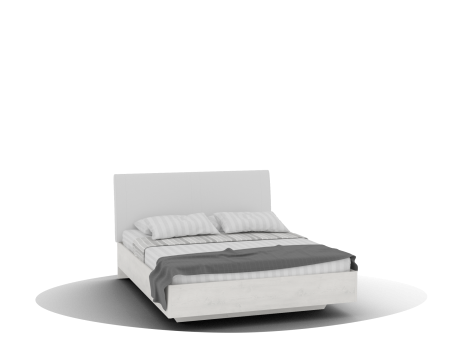 Кровать 2-х спальная Alpina, Alp-Кр-01.1(1600), сосна Санторини в Архангельске - изображение