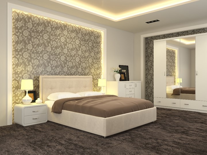 Кровать спальная Adele размер 180*200 с основанием в Архангельске - изображение 4