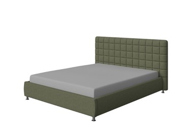Спальная кровать Corso-3 200x200, Искусственная шерсть (Лама Авокадо) в Архангельске