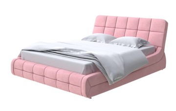 Кровать 2-спальная Corso-6 140x200, Велюр (Casa Жемчужно-розовый) в Архангельске