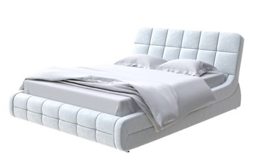Двуспальная кровать Corso-6 160х200, Флок (Бентлей Светло-серый) в Архангельске