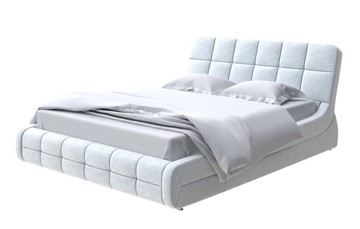Спальная кровать Corso-6 180х200, Флок (Бентлей Светло-серый) в Архангельске