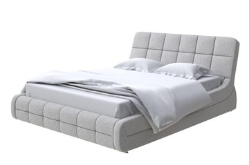 Кровать спальная Corso-6 180х200, Искусственная шерсть (Лама Светло-серый) в Архангельске