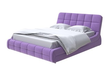Спальная кровать Corso-6 200х200, Велюр (Forest 741 Светло-фиолетовый) в Архангельске