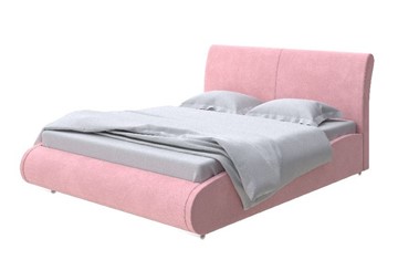 Кровать спальная Corso-8 Lite 140x200, Велюр (Casa Жемчужно-розовый) в Архангельске