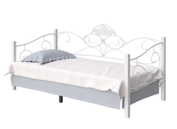 Кровать 1-спальная Garda 2R софа 90х200, белый в Архангельске - изображение