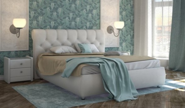 Спальная кровать Gondola 124 с ортопедической решеткой 180х190 в Архангельске - изображение