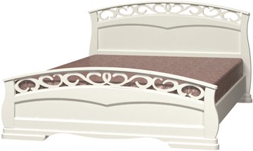 Кровать в спальню Грация-1 (Белый Античный) 160х200 в Архангельске - предосмотр 1