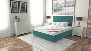 Кровать в спальню Манхэттен 180х200 (с основанием), с высотой спинки - 140 см в Архангельске - предосмотр 6