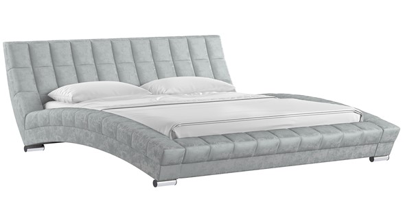 Кровать спальная Оливия 180 арт. Дарлинг грей сандал (светло-серый) с основанием в Архангельске - изображение