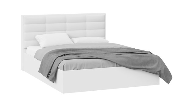 Кровать 2-спальная Агата тип 1 (Белый) в Архангельске - изображение