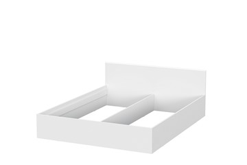 Кровать двуспальная Токио (1,6х2,0), белый текстурный в Архангельске - предосмотр