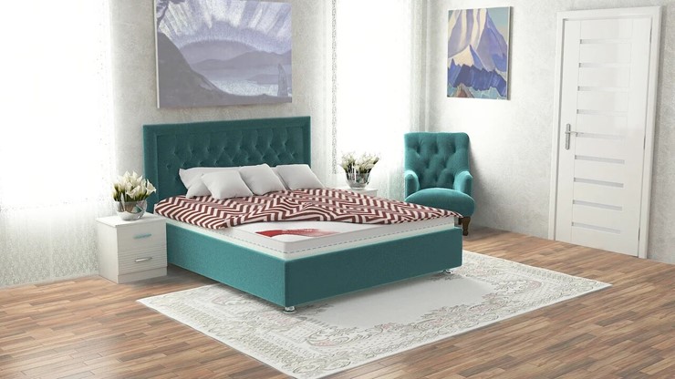 Кровать 2-спальная Валенсия 160х200 (с основанием) в Архангельске - изображение 6