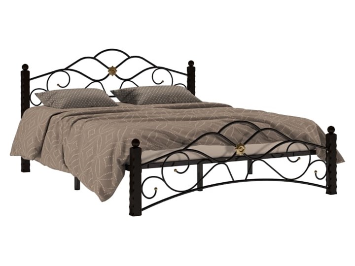 Кровать спальная Гарда 3, 160х200, черная в Архангельске - изображение 1