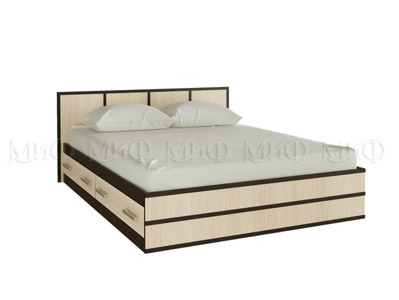 Спальная кровать Сакура 1200 с ящиками в Архангельске - изображение