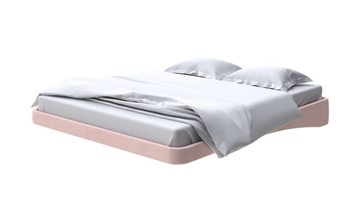 Парящая кровать 2-спальная 180х200, Велюр (Ultra Розовый мусс) в Архангельске