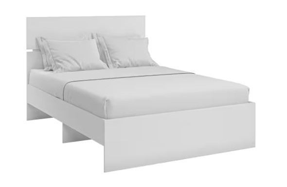 Спальная кровать Агата М10, 120х200 белая в Архангельске - изображение 2