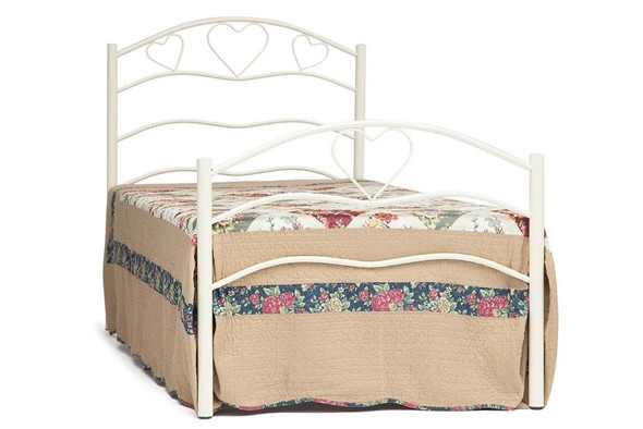 Спальная кровать ROXIE 90*200 см (Single bed), белый (White) в Архангельске - изображение