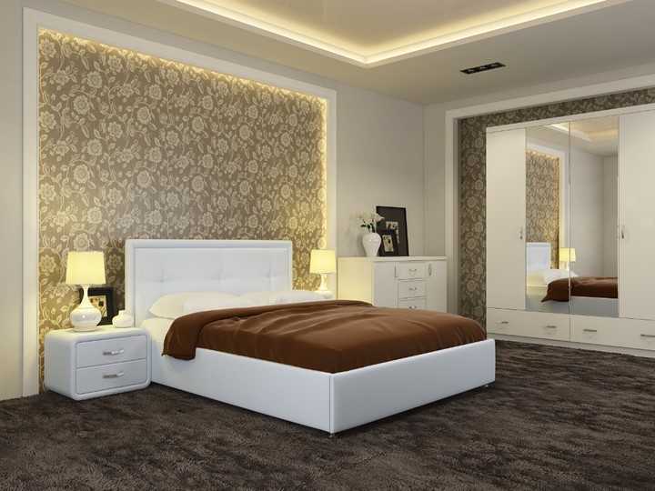 Кровать полутороспальная Adele размер 140*200 с основанием в Архангельске - изображение 2
