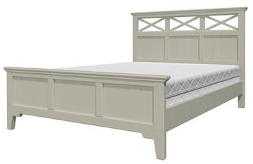 Спальная кровать Грация-5 с фисташковым карнизом (Фисташковый) 140х200 в Архангельске