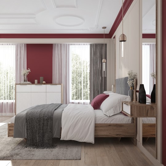 Кровать 2-спальная Николь (мод.1.5) 1,8 серый текстиль, с ортопедическим основанием в Архангельске - изображение 4