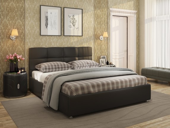 Кровать двуспальная Jaklin размер 180*200 с основанием в Архангельске - изображение