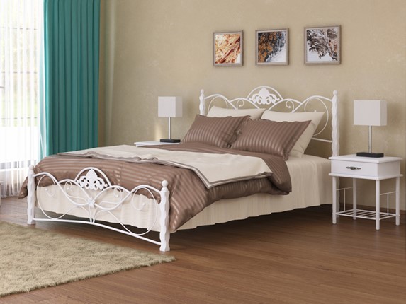 Кровать в спальню Garda 2R 160х200, белый в Архангельске - изображение