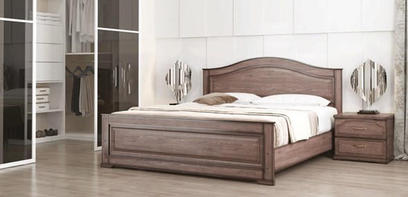 Спальная кровать Стиль 3, 160х200 с основанием в Архангельске - изображение