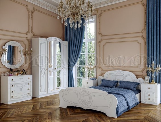 Модульная спальня Мария, Белый глянец в Архангельске - изображение